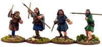 HIB09 Norse-Gael Skirmishers, Javelins (4 Figures)