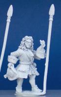 HS8 Officer/Standard Bearer, Holding Hat (1 Figure)