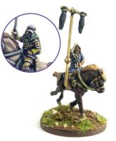 HUBG001 Hun / Steppes General and Standard Bearer (2 mounted Figures)