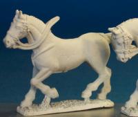 HV10A Heavy Cavalry Horse - Cantering Head Up (1 horse)
