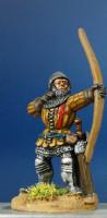 HW1 Archer Shooting - Aketon & Leg Armour, Bascinet (1 Figure)