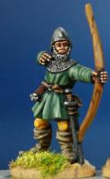 HW4 Archer Shooting - Tunic & Half- Hose, Bascinet (1 Figure)