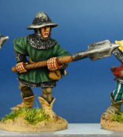 HW59 Infantryman With Langue De Boeuf - Livery Tunic & Kettle Hat (1 Figure)