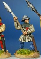 HW62 Infantryman With Guisarme - Aketon & Kettle Hat (1 Figure)