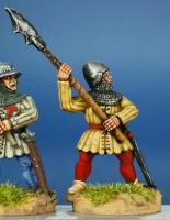 HW63 Infantryman With Guisarme - Aketon & Bascinet (1 Figure)