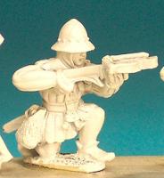 HW87 Crossbowman Kneeling Firing - Aketon And Kettle Hat, (1 Figure)