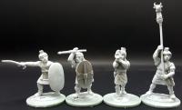 IBE02 Iberian/Lusitanian Command Group (4 Figures)