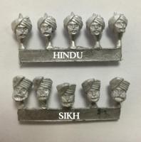 IND05 Indian HMG and 3 Crew (Separate Heads)