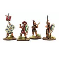 ITA01 Roman Italian Allies Command (4 Figures)