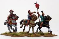 ITAC01 Roman Italian Allies Cavalry Command (3 Figures)