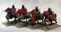 LCC03 Mounted Crusading Knights (Great Helms) (Lance Couched) (4 figures)