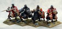 LCC06 Mounted Crusading Knights (Open Helms) (Lance Couched) (4 figures)