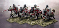 LCC11 Military Order Knights Lance Couched (4 figures)