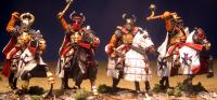 LCC13 Mounted Teutonic Knights (Hand weapons) (4 figures)