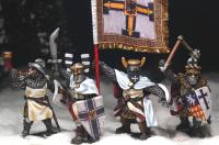 LCF16 Teutonic Foot Knights Command (4 Figures)