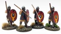 LR08 Late Roman Armoured Infantry (4 Figures)