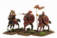 LRC03 Late Roman Cavalry Command (3 Figures)