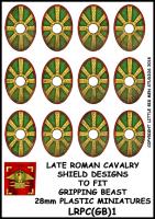 LRPC(GB)1 Late Roman Plastic Cavalry Shield Transfers