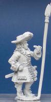 LS50 Officer / Std Bearer - Marching With Spontoon (1 Figure)