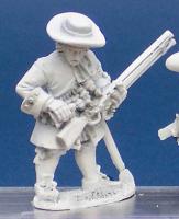 LS59 Matchlock Musketeer - Using Priming Flask (1 Figure)