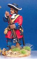 LS6 Flintlock Musketeer - Loading Musket (1 Figure)