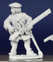 LS83 Scots Musketeer (Wearing Bonnet) - Using Priming Flask (1 Figure)