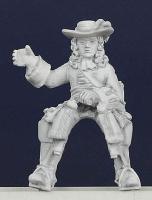LSC17 Cavalry Command - Standard Bearer Wearing Coat (1 Figure)