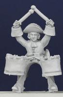 LSC23 Musician - Kettle Drummer, Plain Coat, Playing (1 Figure)