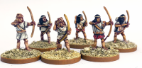 MAPBG006 Mapuche Archers/Skirmishers (8 Figures)