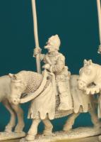 MH17 HYW Horse - In Mail Bard, Trotting (1 horse)