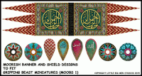 MOOBS01 Moorish Banner & Shield Designs