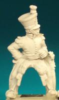 NN100 Officer - Mounted - 1st Or 2nd Regt In Shako (1 Figure)