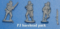 PJ21 Versions of PJ4 (barehead), PJ5 (bandaged head) and PJ7 (bald)