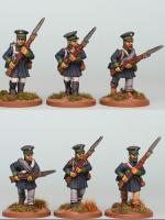 PSNRPK14 Prussian Landwehr, Advancing (6 Figures)