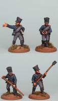 PSNRPK40 Prussian Foot Artillery Crew, Loading (4 Figures)
