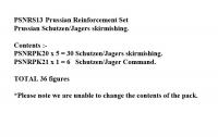 PSNRS13 Prussian Schutzen/Jagers Skirmishing (36 Figures)