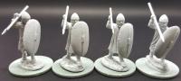 PUN08 Carthaginian Libyan Citizen Warriors (4 Figures)