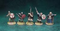 RAGCOL21 Icelandic Saga Character Set #1 Grim Njalson, Helgi Njalson, Skarphedin Njalson, Kari Solumndarson, Njal Thorgeirson (5 Figures) - SAGA Age of Magic/Vikings