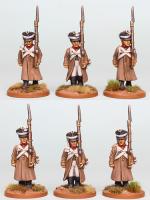 RNRPK16 Mixed Russian Infantry In Greatcoat & Kiwer, Marching (6 Figures)