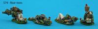 S74 - Four light infantry prone casualties.