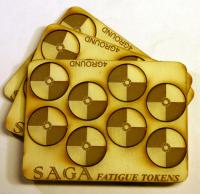 SAGA Fatigue Tokens - Round Shields