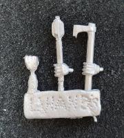 SC115 Left Hand Weapon Sprue (Mace, Fist, Axe) (12 pieces)