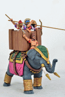 SCEL02a Successor Elephant, Quilted Armour, Wood Howdah, Attacking Crew