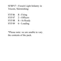SFBP17 French Light Infantry In Tricorn, Skirmishing (24 Figures)