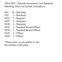 SMALBP1 Musketeers Marching Shouldered Muskets (24 Figures)