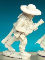 SN46(FR) Guerrilla Advancing With Blunderbuss - Short Jacket, Wide Brimmed Hat (1 figure)