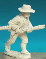 SN61(FR) Guerrilla Advancing Low Porte Musket - Waistcoat, Round Hat (1 Figure)