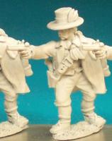 SN71(FR) Guerrilla Standing Firing Pistol - Slung Coat, Round Hat (1 Figure)