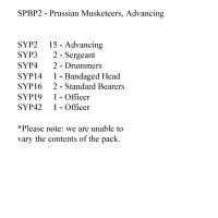 SPBP2 Prussian Musketeers, Advancing (24 Figures)