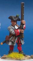 SS8(FR) WSS Musketeer, Standing Musket Held To Front, Head Turned Shouting (1 figure)